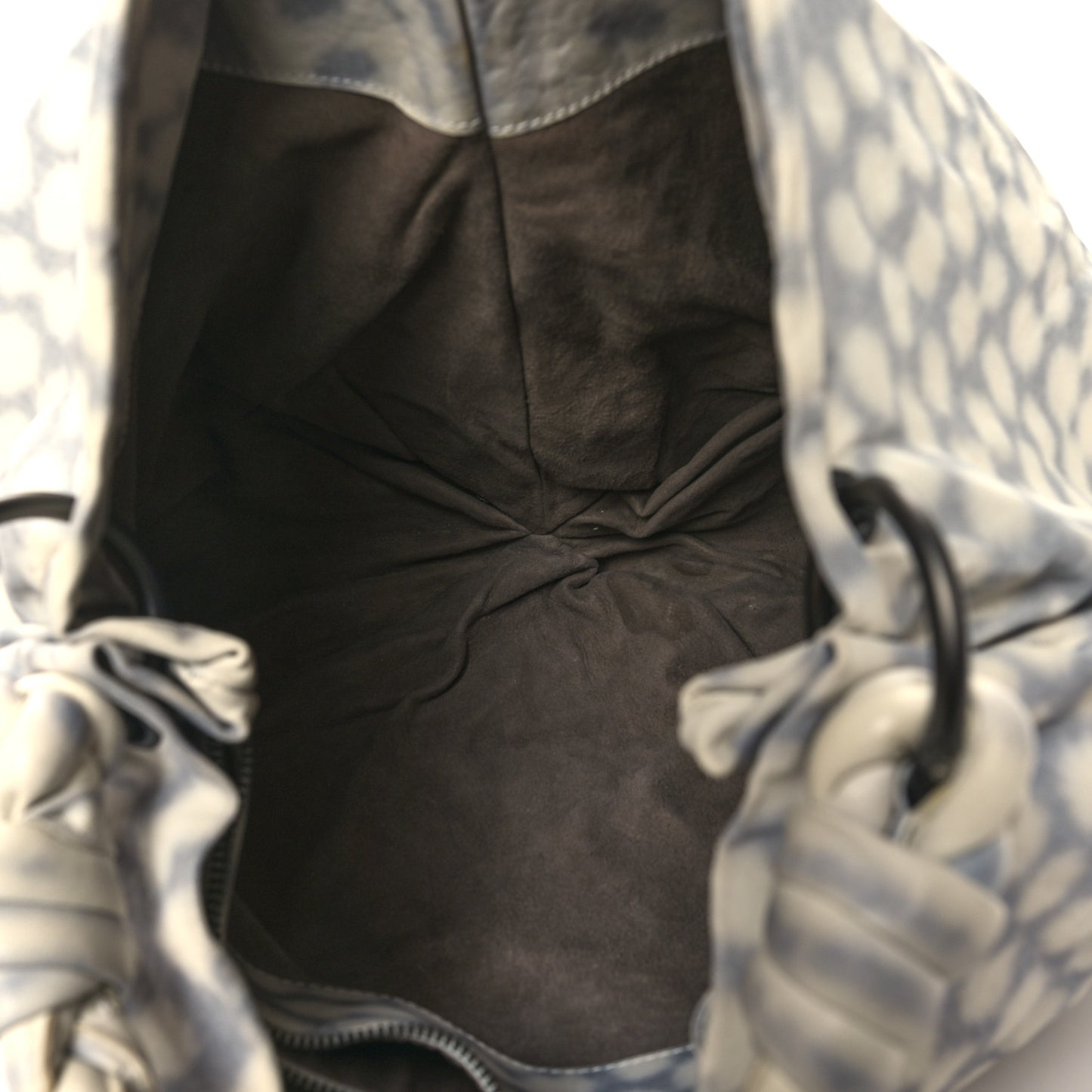 Intrecciato Nappa Aquilone Fortune Cookie Hobo White