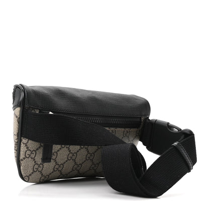 Gucci GG Supreme Monogram Belt Bag Black 3 of 9