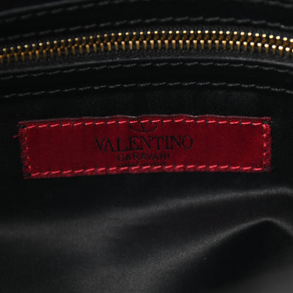 Valentino Garavani Patent Lacca Small Nuage Bow Hobo Black 6 of 17