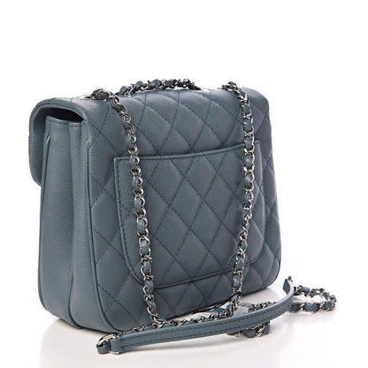 Chanel Caviar Quilted Medium Urban Companion Flap Blue 3 of 16