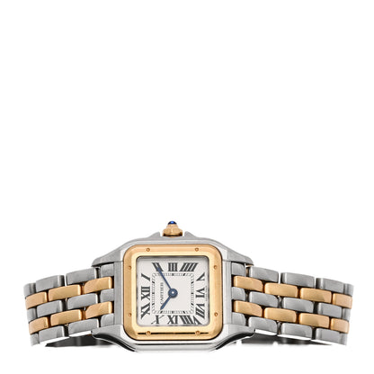 Cartier Stainless Steel 18K Yellow Gold 22mm Panthere Quartz Watch 2 of 5