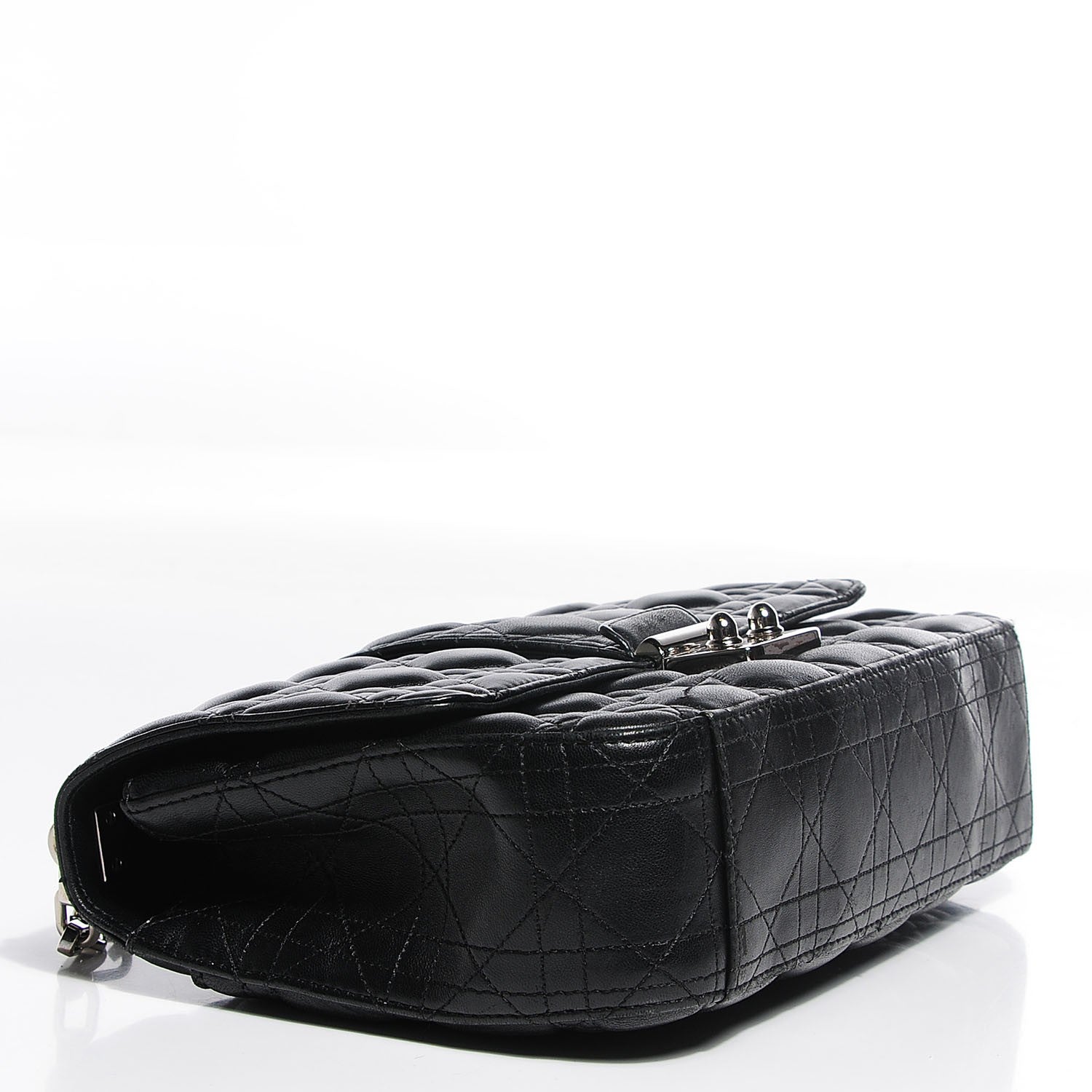 Christian Dior Lambskin Cannage Medium Miss Dior Flap Black 3 of 10