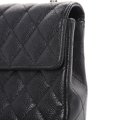 Chanel Caviar Quilted East West Flap Black 9 of 16