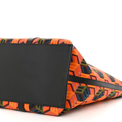 MCM Jacquard Cubic Monogram Rockstar Tote Multicolor 9 of 10