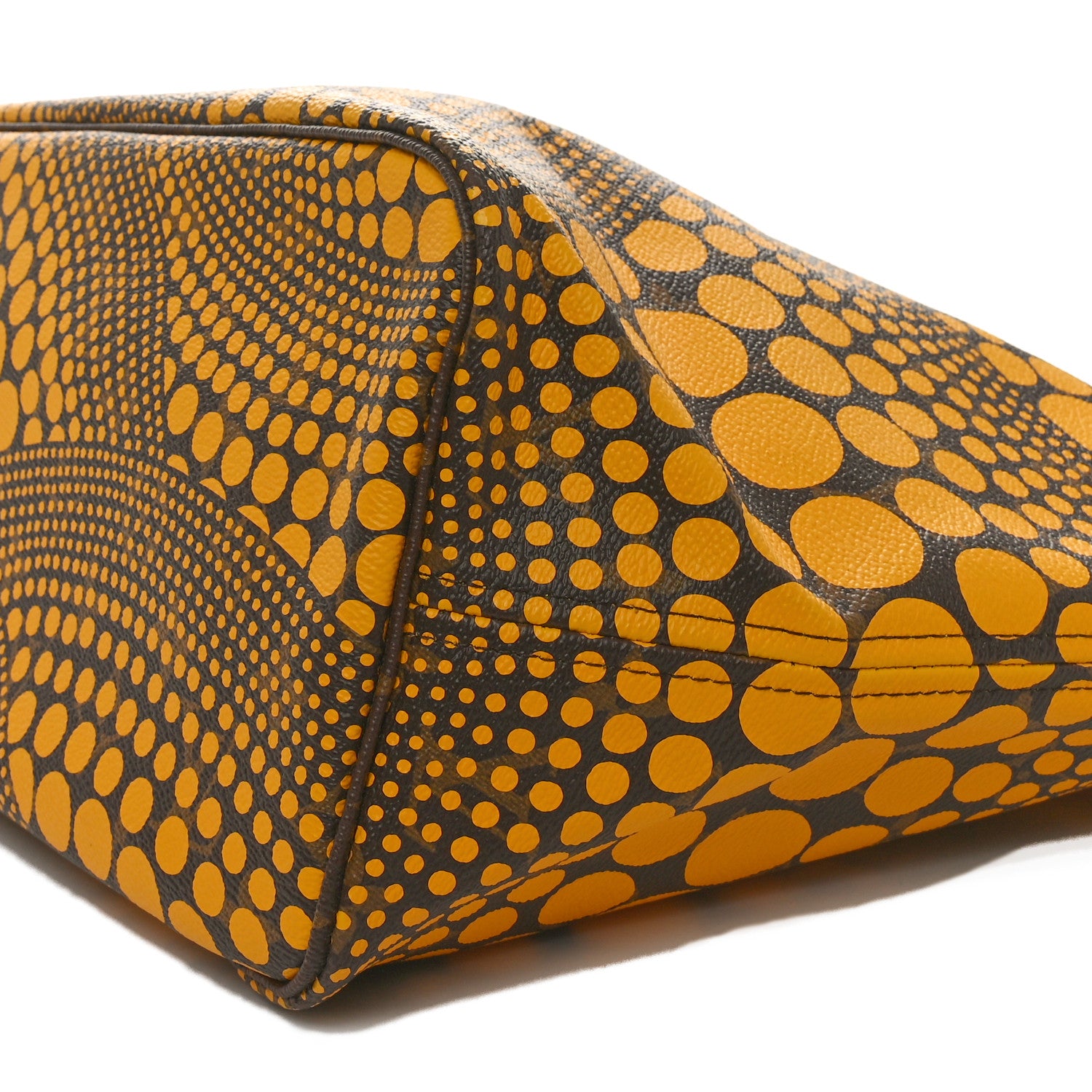 Louis Vuitton Monogram Kusama Waves Neverfull MM Yellow 10 of 10
