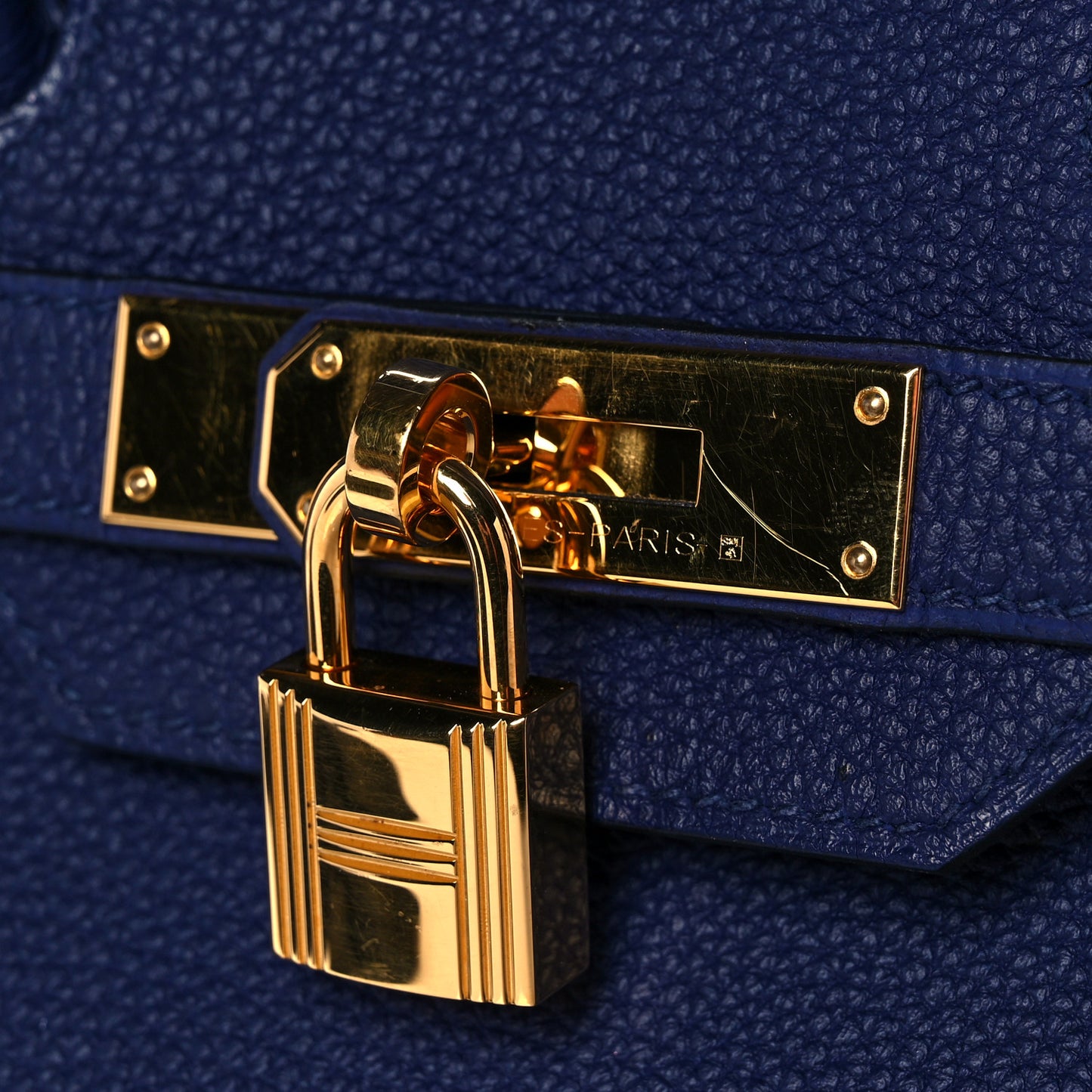 Togo Birkin 30 Bleu Encre