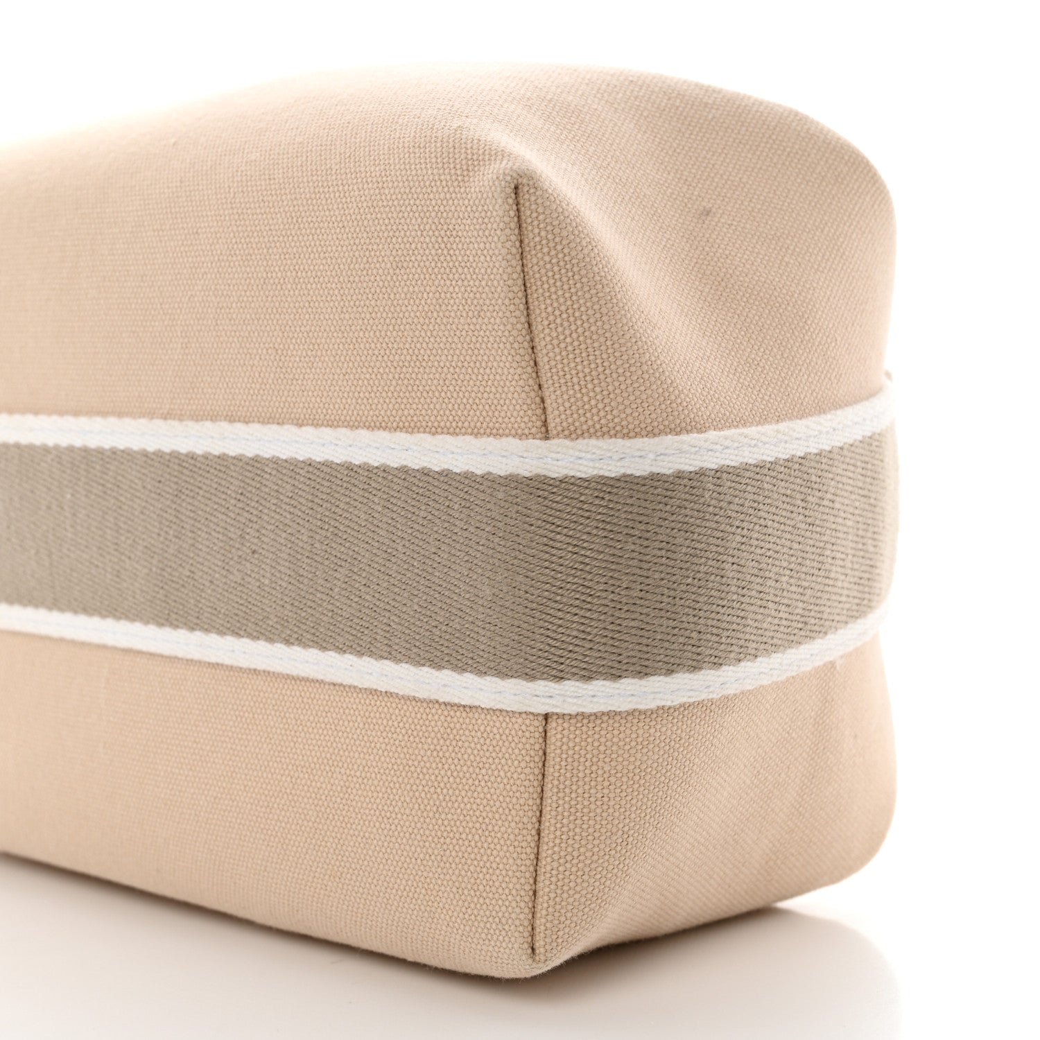 Hermes Canvas Small Bride-A-Brac Pouch Natural 9 of 10