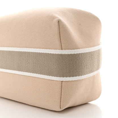 Hermes Canvas Small Bride-A-Brac Pouch Natural 9 of 10