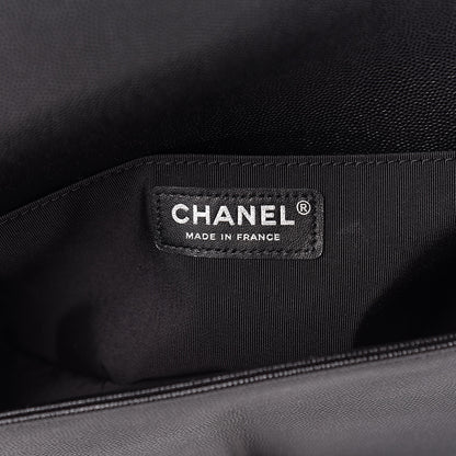 Chanel Caviar Quilted Medium Boy Flap Black 6 of 11