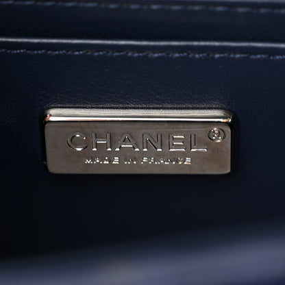 Chanel Shiny Alligator Mini Rectangular Flap Blue 6 of 10