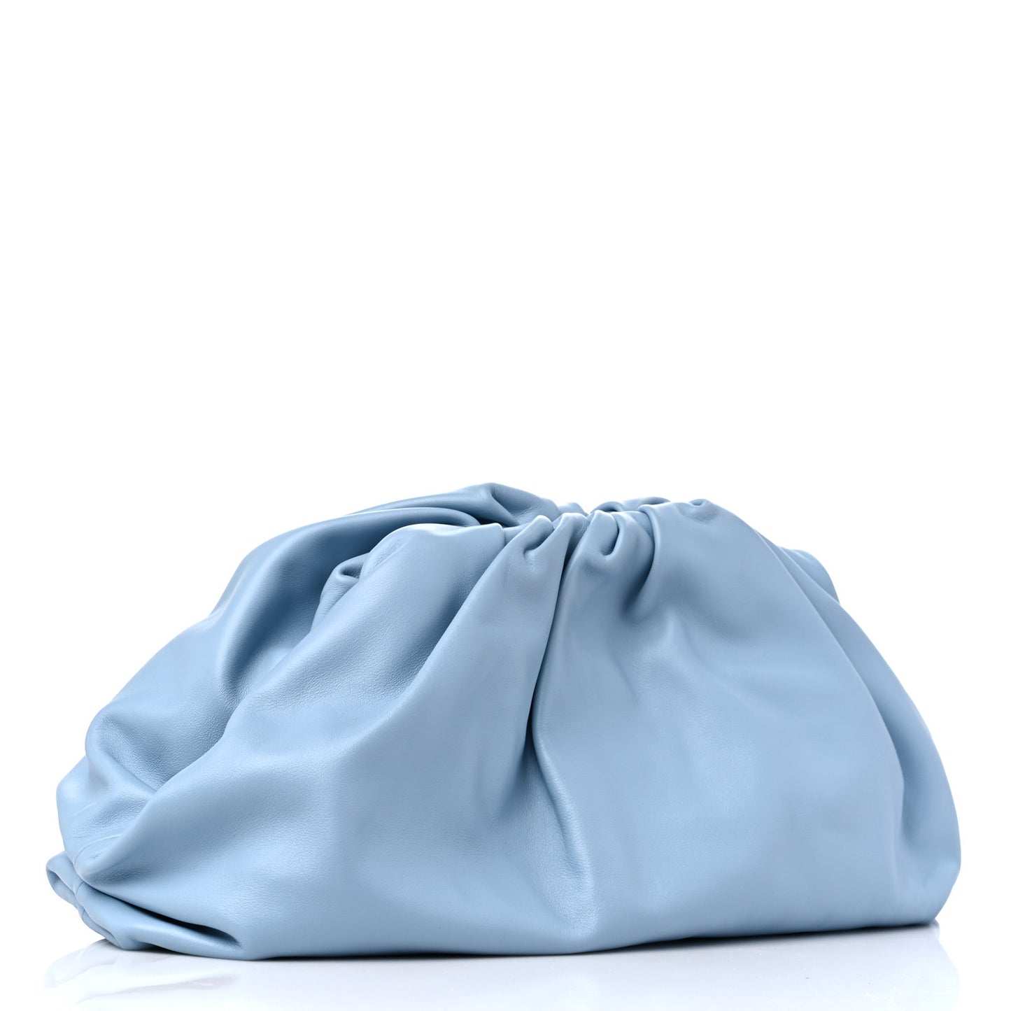 Smooth Butter Calf The Pouch Oversized Clutch Ice