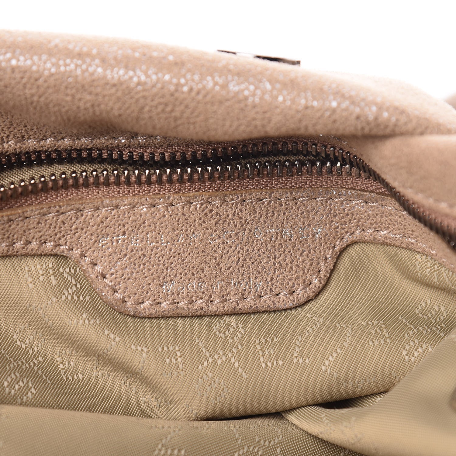Stella McCartney Shaggy Deer Falabella Fold Over Tote Taupe 8 of 9