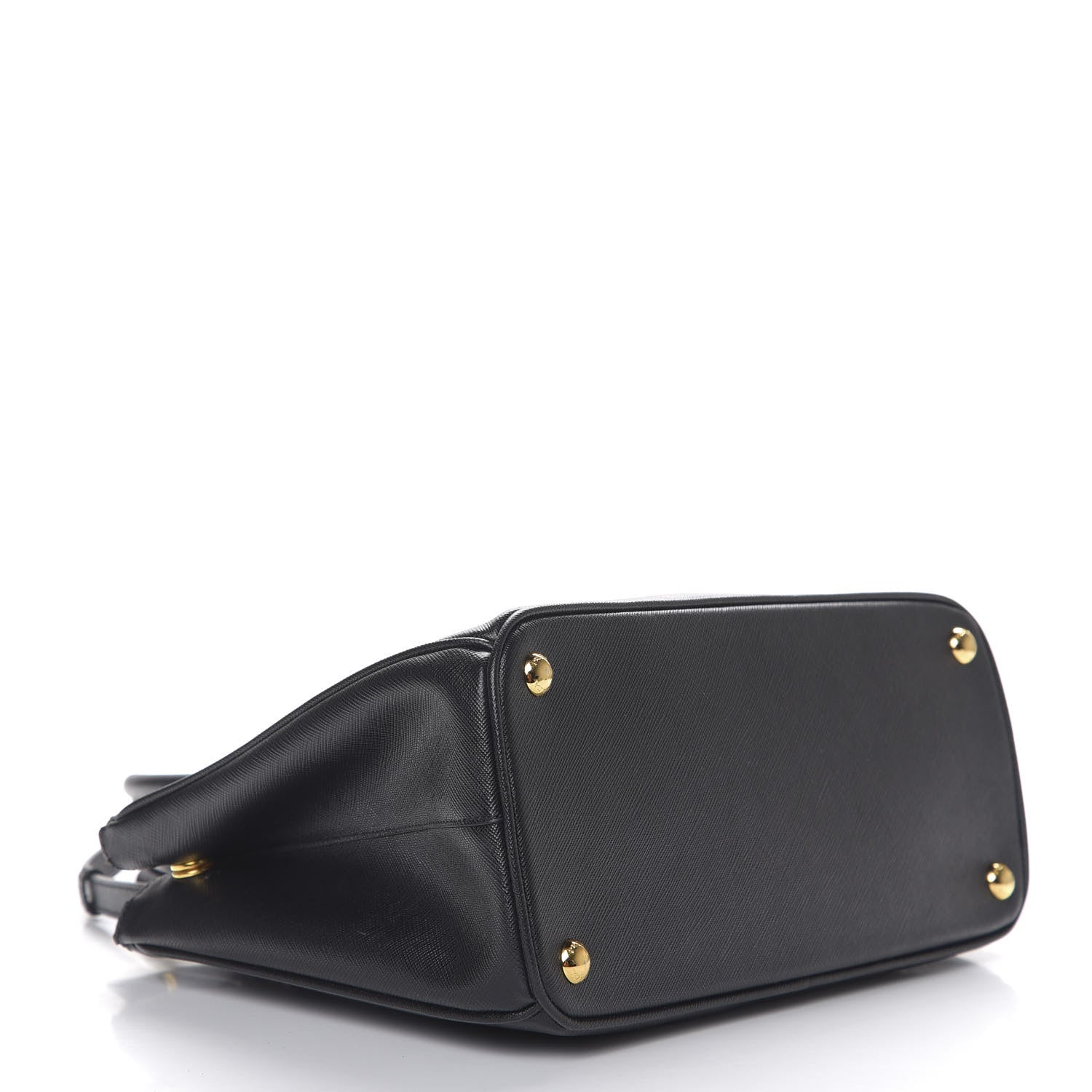 Prada Saffiano Small Galleria Double Zip Tote Black 3 of 11