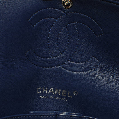 Chanel Washed Caviar Medium Double Flap Blue 7 of 8