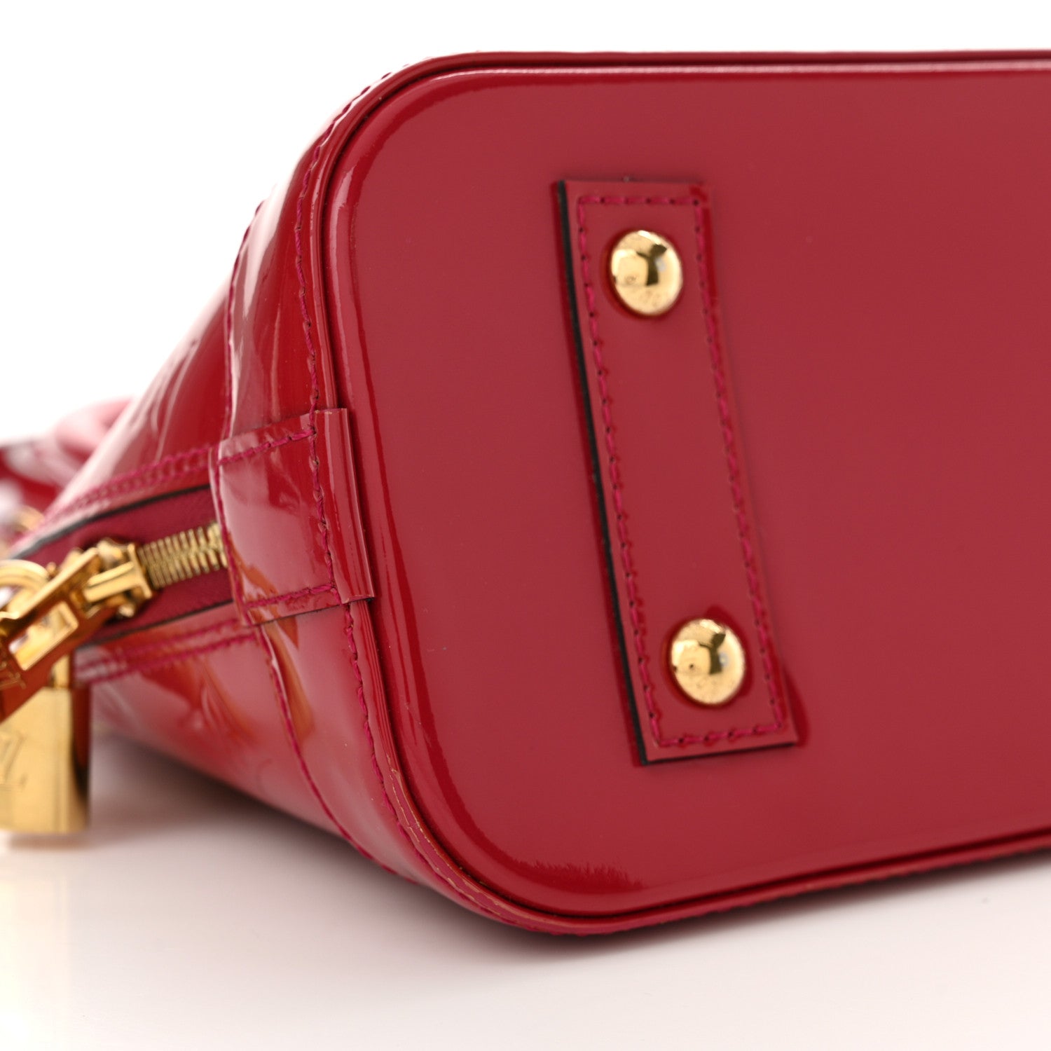 Louis Vuitton Vernis Alma BB Rose Indien 9 of 12