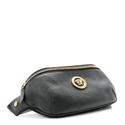 Versace Grained Calfskin Vanitas Medea Belt Bag Black 4 of 9
