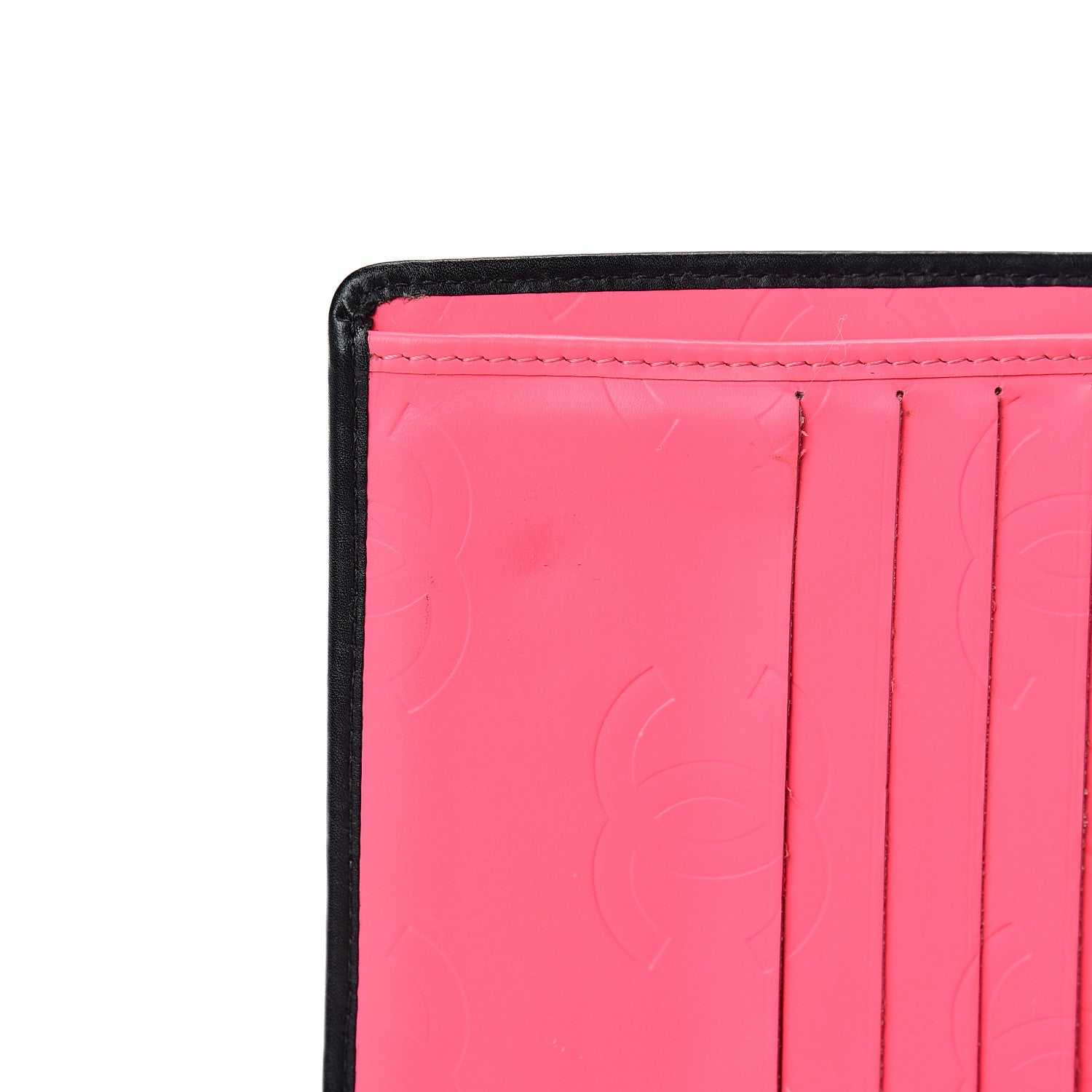 Chanel Calfskin Quilted Cambon Tri-Fold Wallet Black 9 of 16