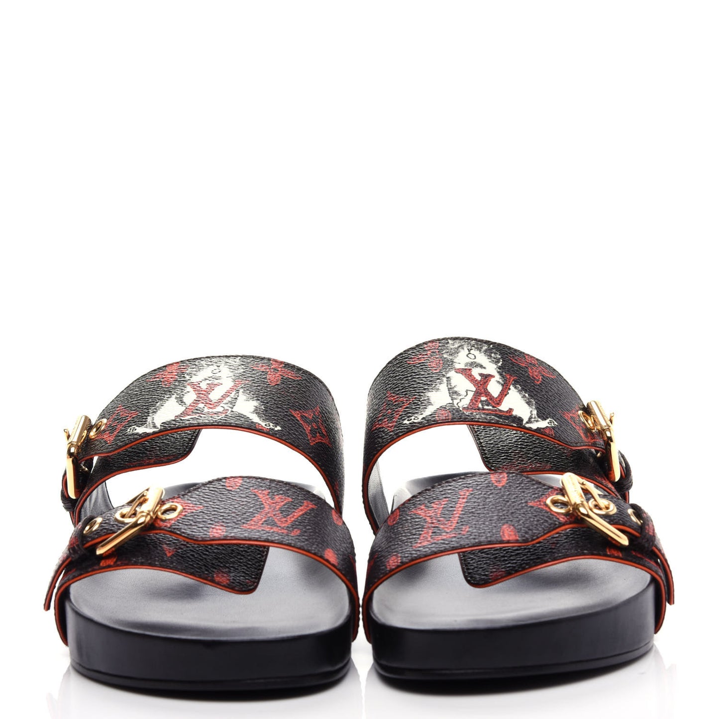 Catogram Bom Dia Flat Mule 40 Black Marron