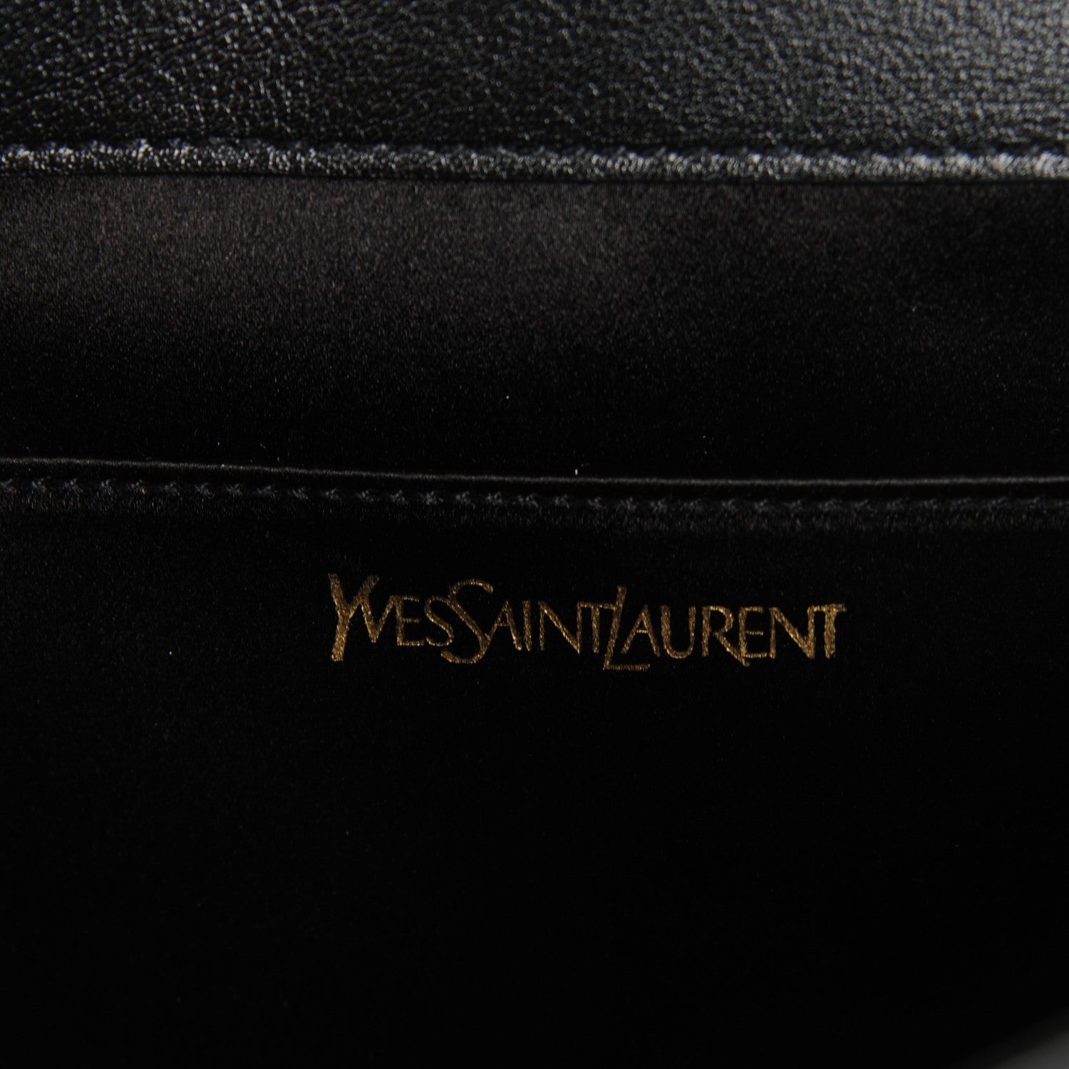 Saint Laurent Calfskin Monogram Large Belle De Jour Clutch Black 6 of 7