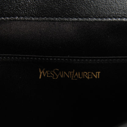Saint Laurent Calfskin Monogram Large Belle De Jour Clutch Black 6 of 7