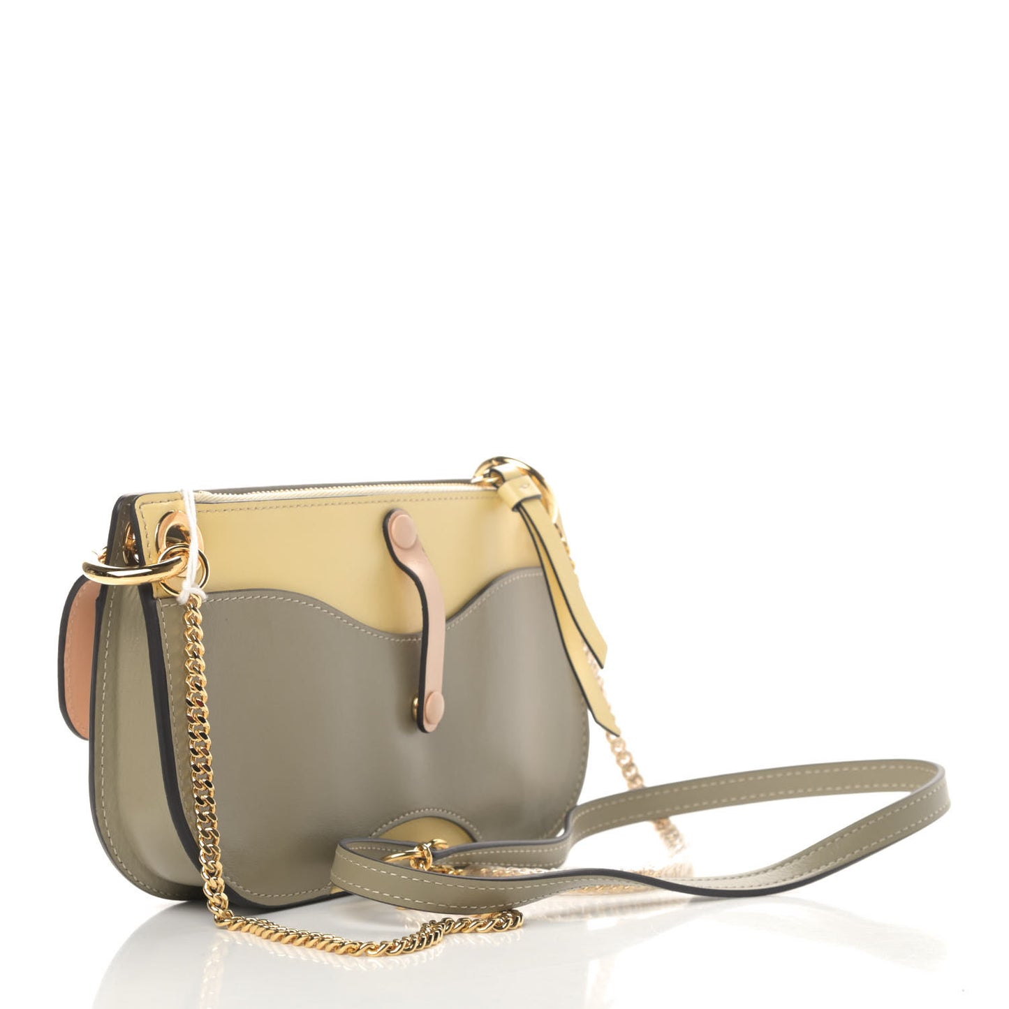 Calfskin Tess Small Crossbody Bag Softy Yellow