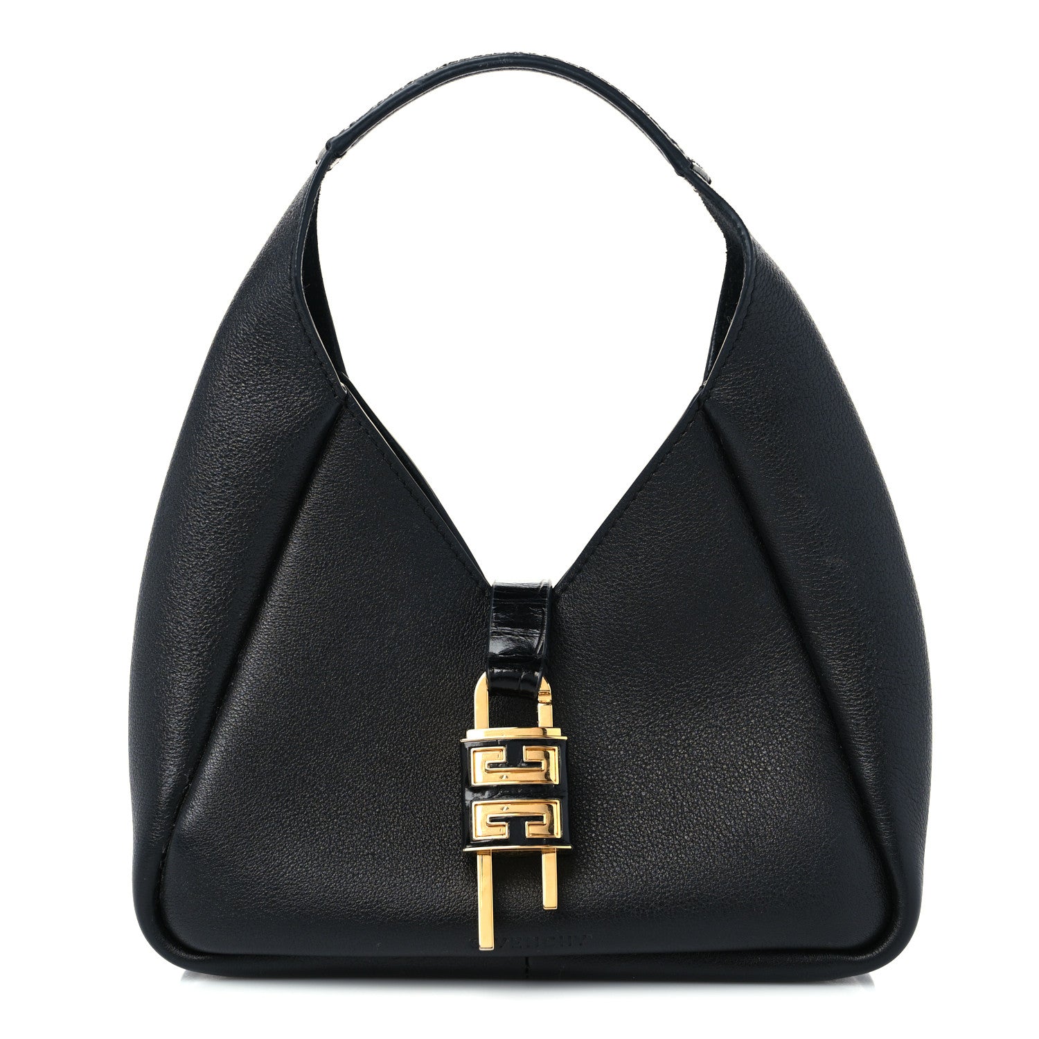 Givenchy Grained Calfskin Mini G-Lock Hobo Black 1 of 7