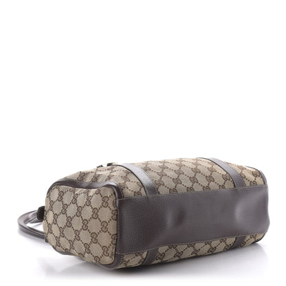 Gucci Monogram Small Abbey Boston Dark Brown 4 of 10