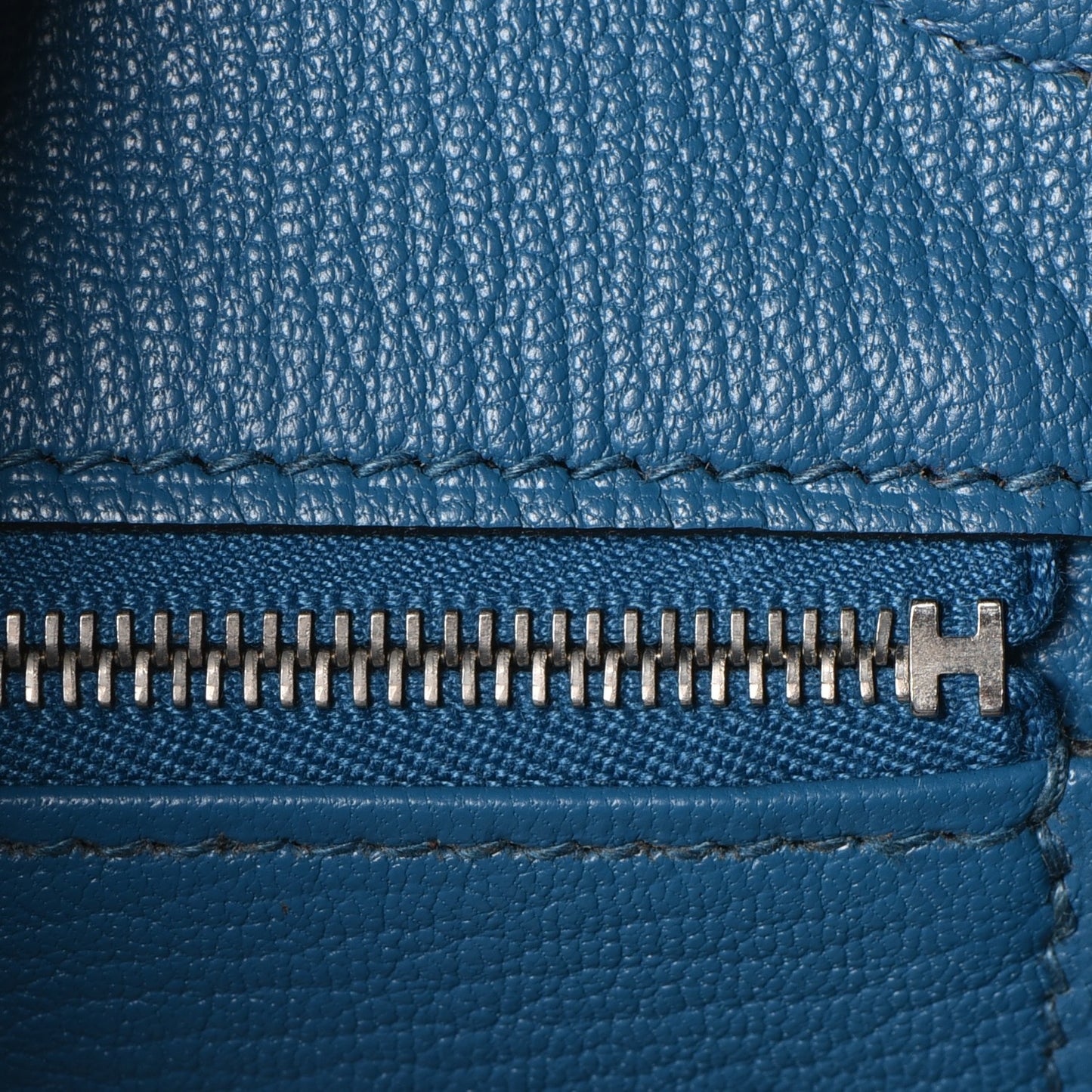Togo Birkin 35 Bleu De Galice