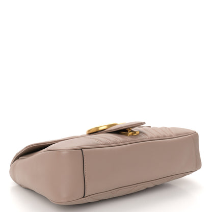 Gucci Calfskin Matelasse Medium GG Marmont Shoulder Bag Porcelain Rose 4 of 12