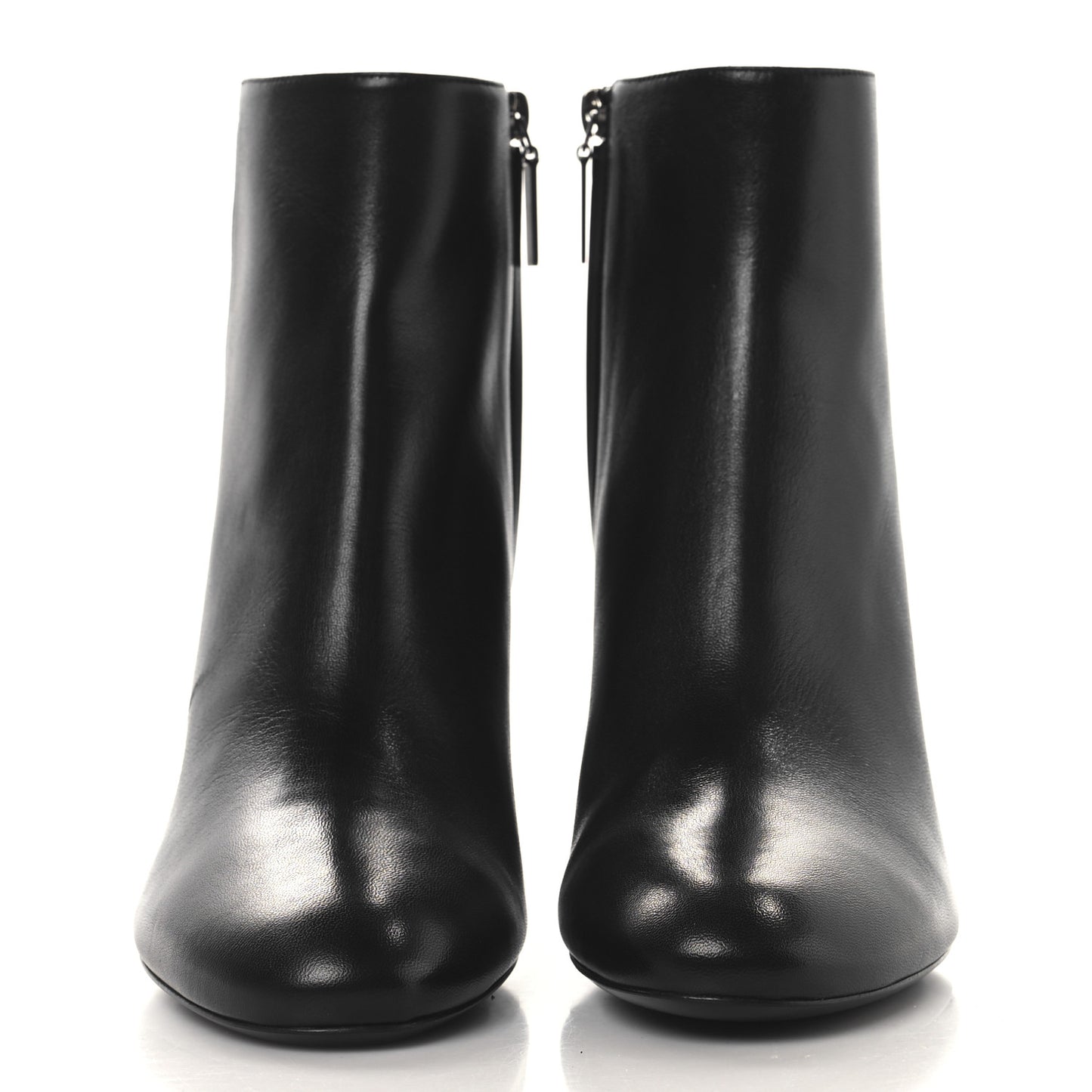Nappa Vendome Loulou 70mm Ankle Zip Boot 40 Black