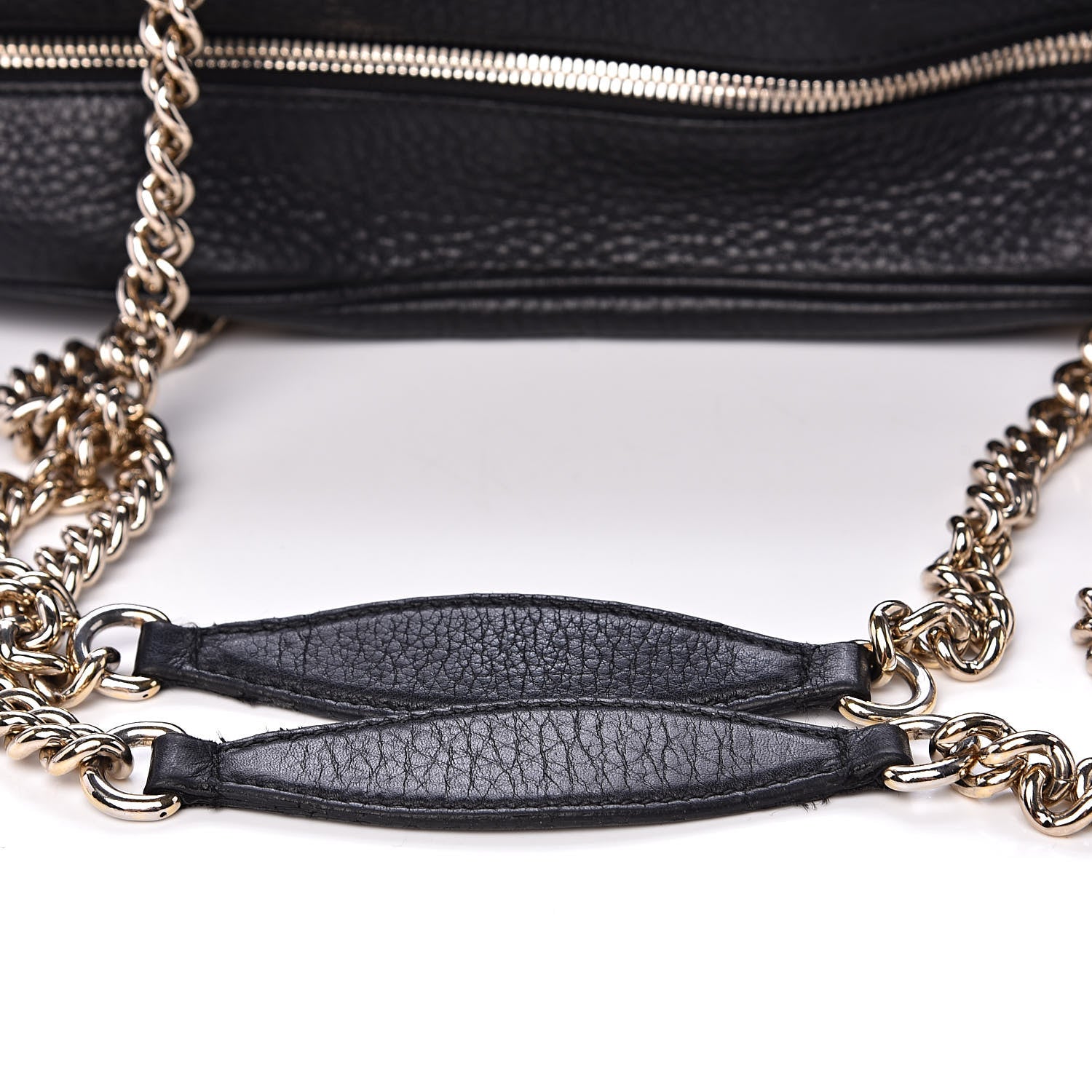 Gucci Pebbled Calfskin Medium Soho Bowler Black 11 of 15