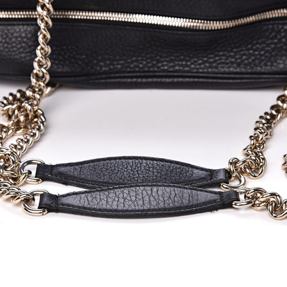 Gucci Pebbled Calfskin Medium Soho Bowler Black 11 of 15