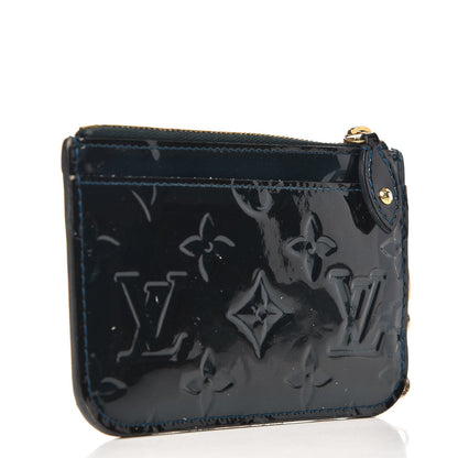 Louis Vuitton Vernis Key Pouch Blue Nuit 3 of 8