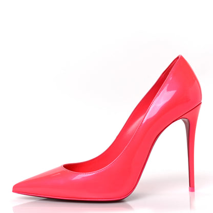 Christian Louboutin Patent So Kate 100 Pumps 38 Fluo Pink 1 of 7