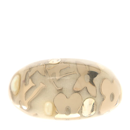 Louis Vuitton Resin Swarovski Crystal Inclusion Ring S Gris 1 of 4