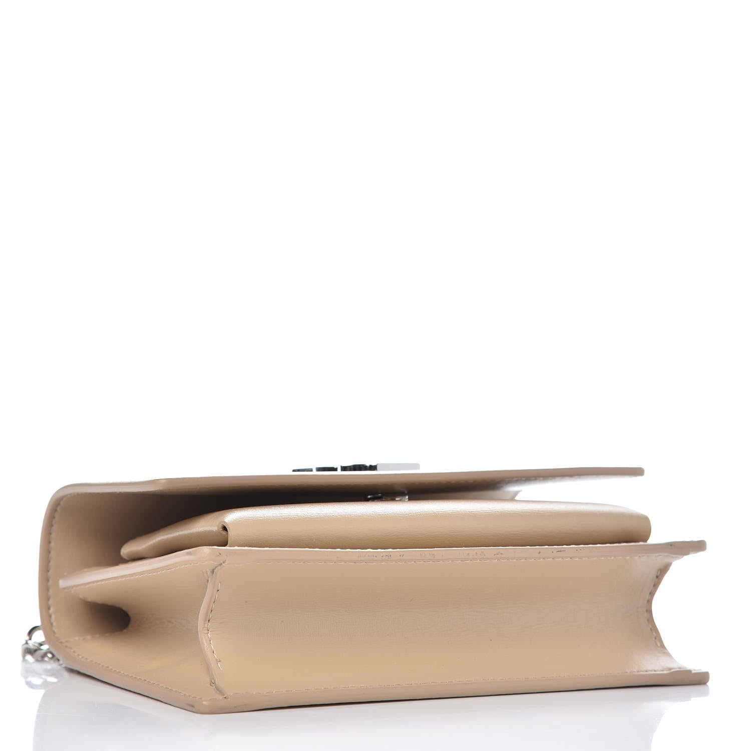 Saint Laurent Calfskin Monogram Sunset Chain Wallet Nude Powder 4 of 13