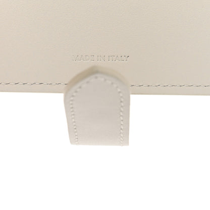 Celine Grained Calfskin Medium Multifunction Strap Wallet White 6 of 7