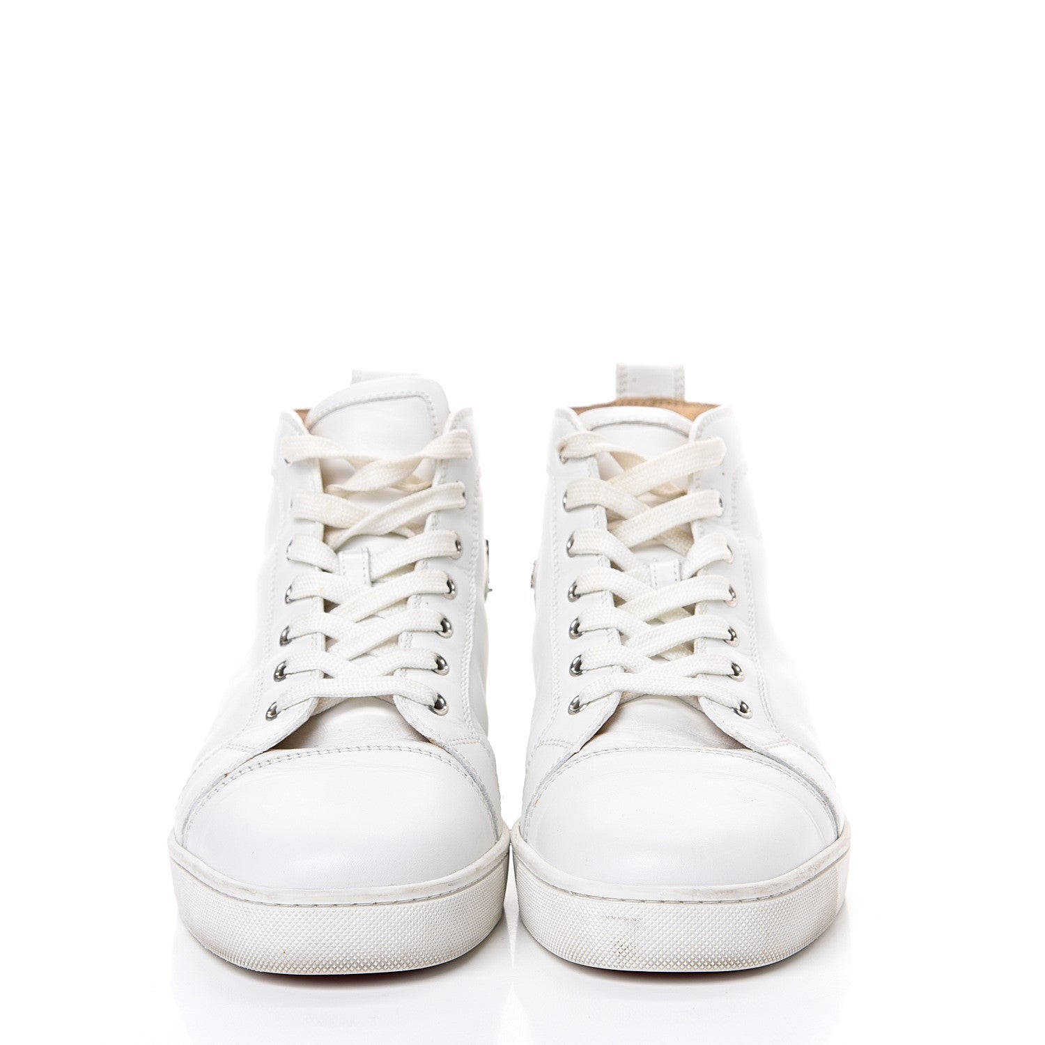 Christian Louboutin Calfskin Mens Louis Flat Sneakers 41.5 White 2 of 14