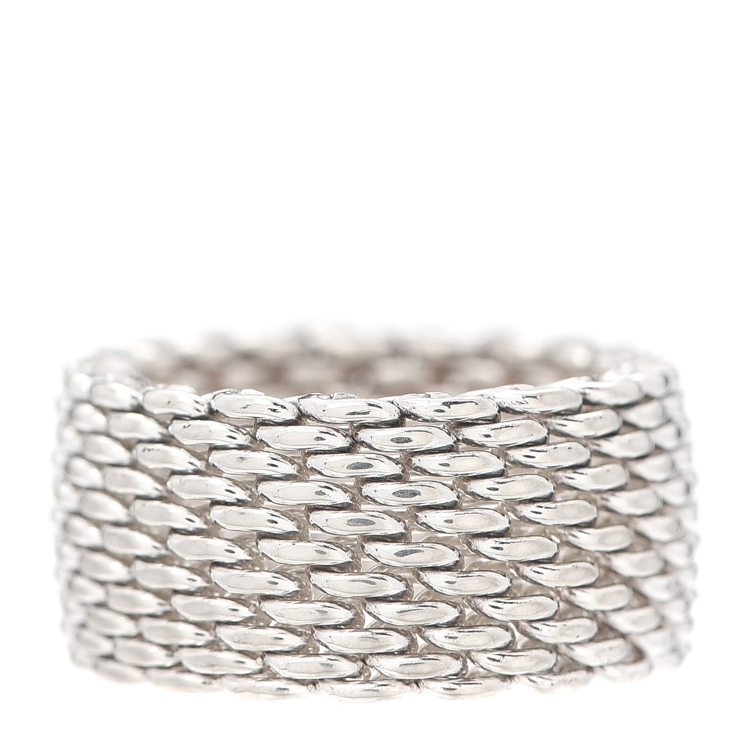 Sterling Silver Somerset Mesh Ring 57 8