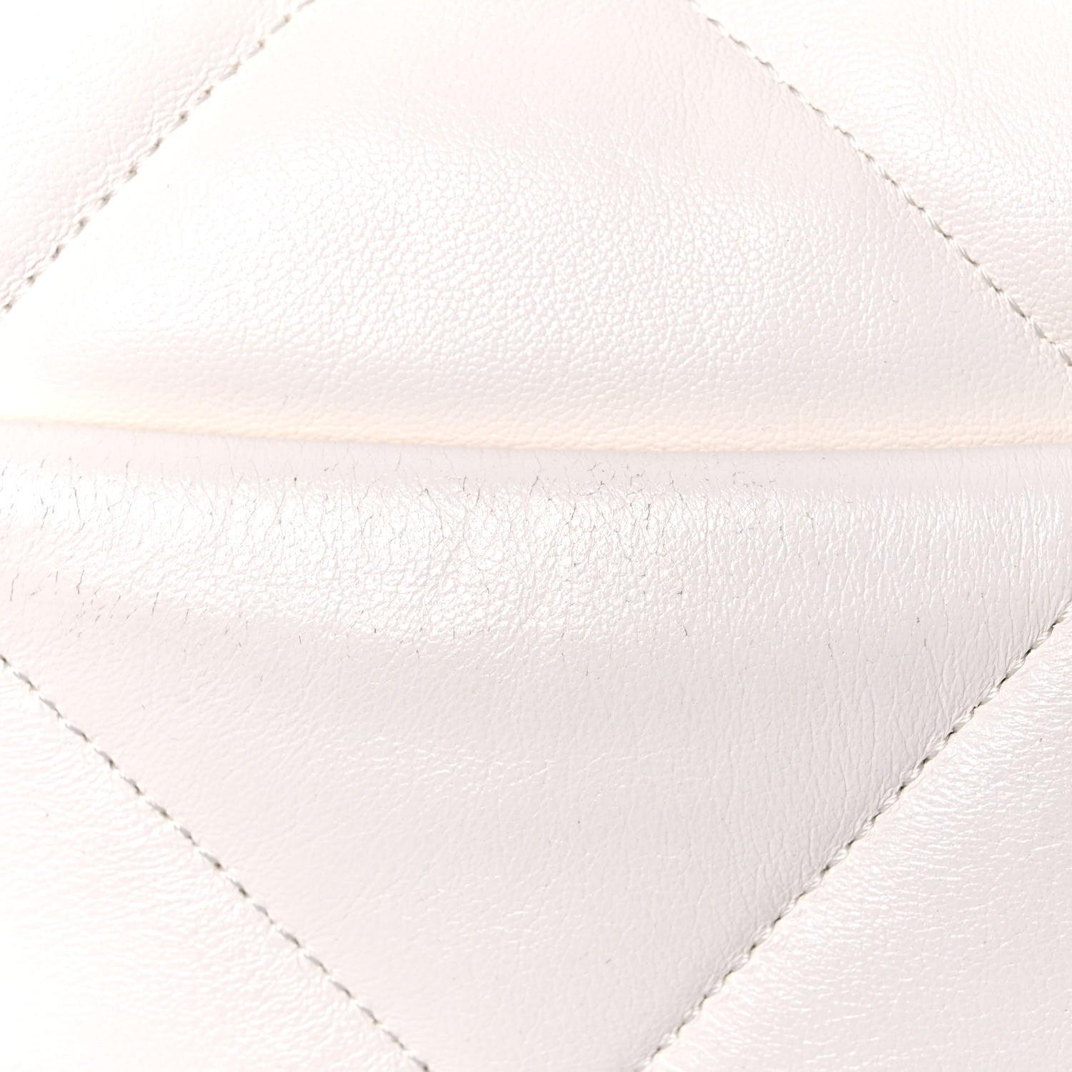 Chanel Lambskin Quilted Large Chanel 19 Flap White 12 of 13