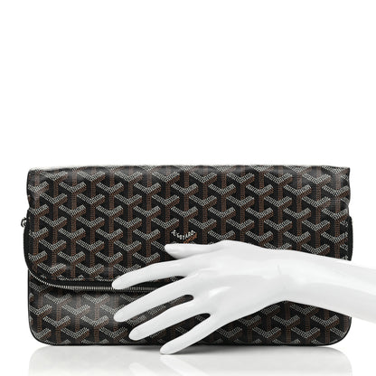 Goyard Goyardine Sainte Marie Soft Clutch Black 2 of 8