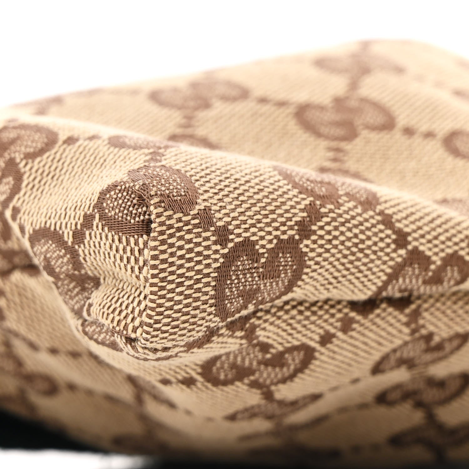 Gucci GG Monogram Double Pocket Belt Bag Dark Brown 9 of 10