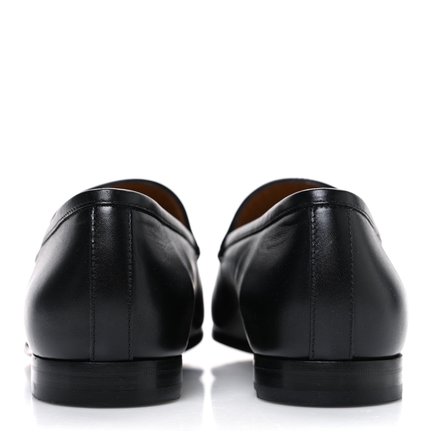 Gucci Calfskin Womens Jordaan Loafers 41 Black 6 of 11