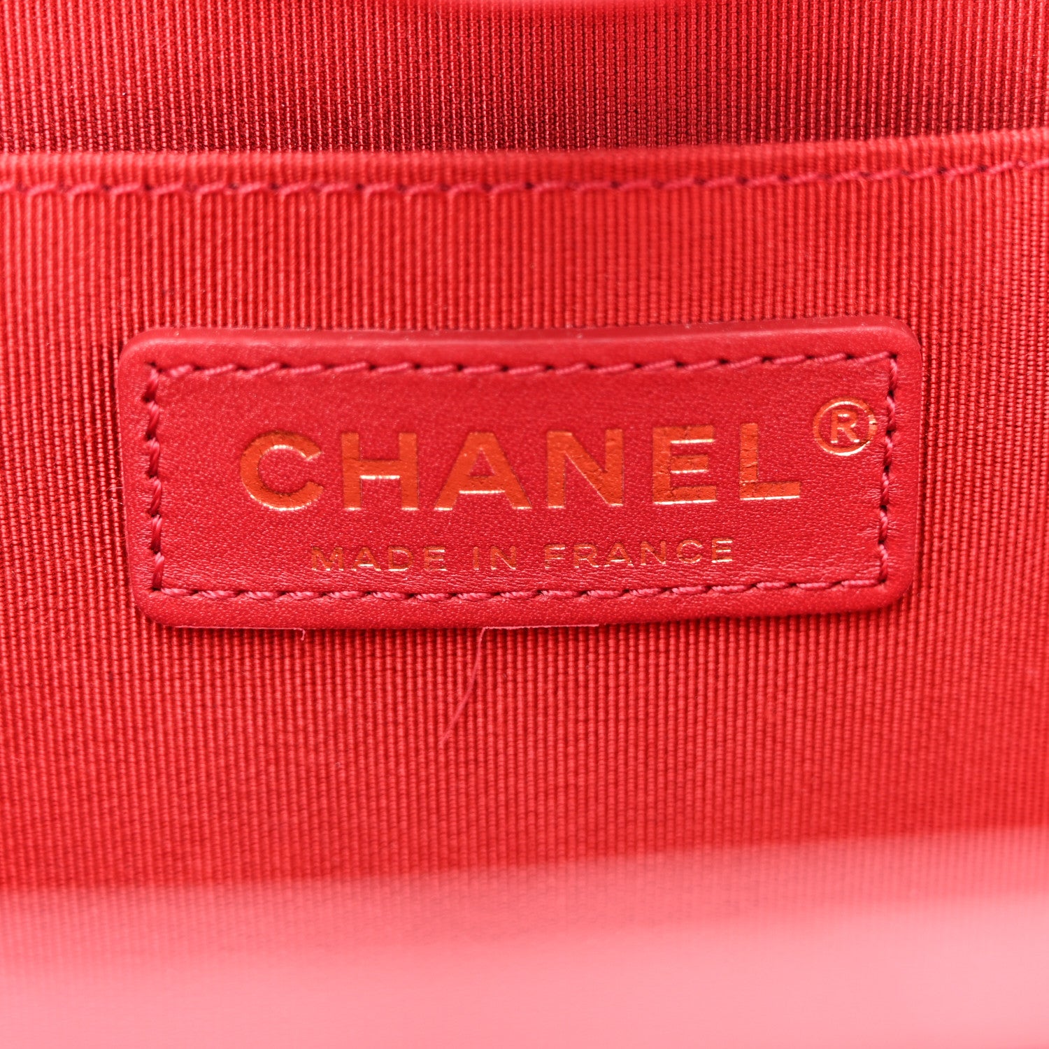 Chanel Calfskin Quilted CC Chain Accordion Tote Red 5 of 12