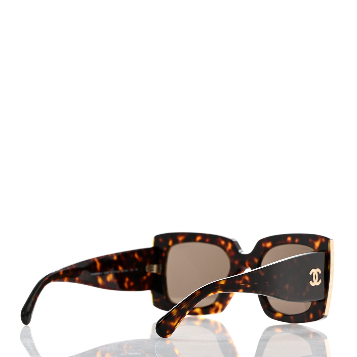 Acetate Rectangle Sunglasses 5435 Tortoise