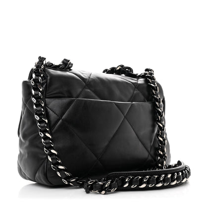Chanel Lambskin Quilted Medium Chanel 19 Flap So Black 3 of 10