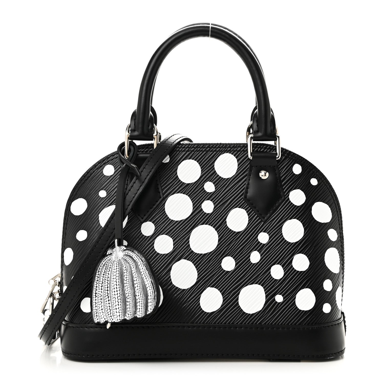 Louis Vuitton X YK Epi Alma BB Black White 1 of 9