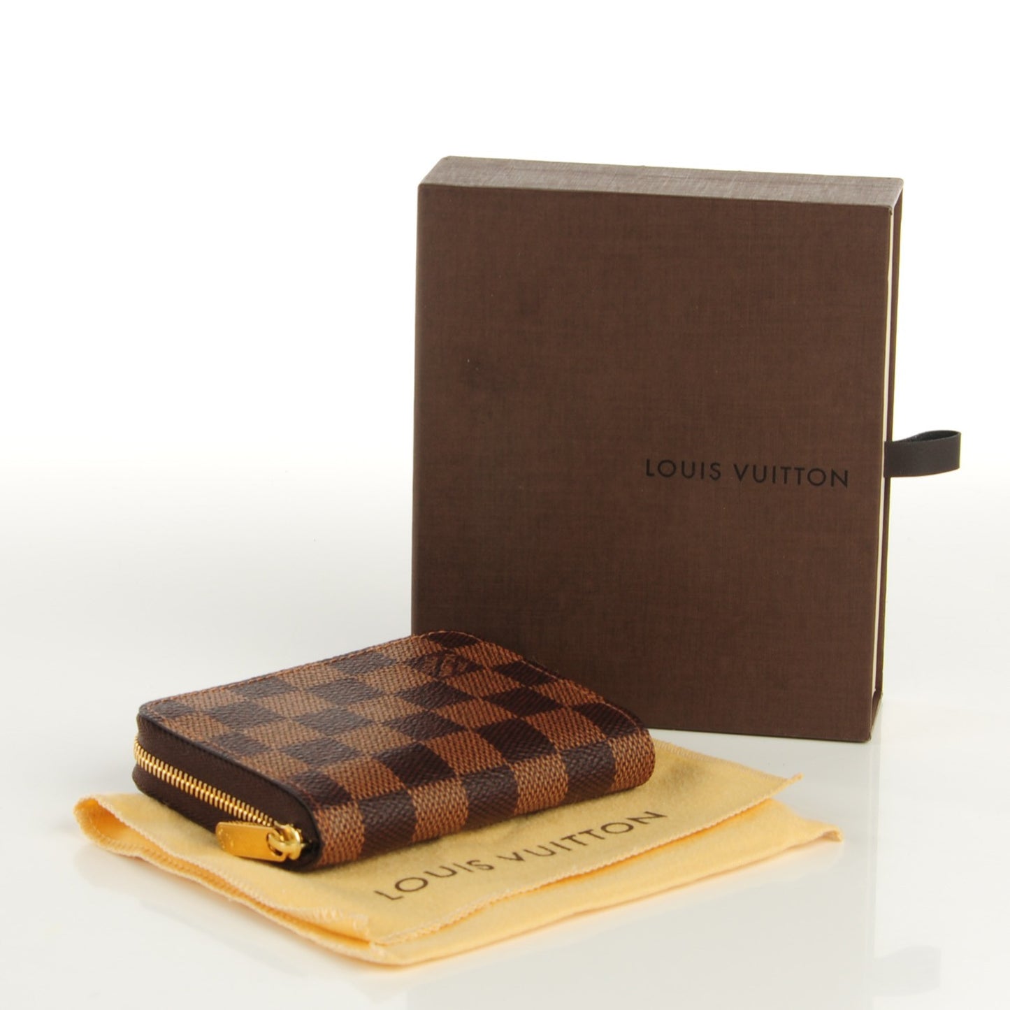 Damier Ebene Zippy Coin Purse