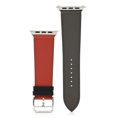 Hermes Swift 40mm Apple Watch Band Etain Brique 1 of 4