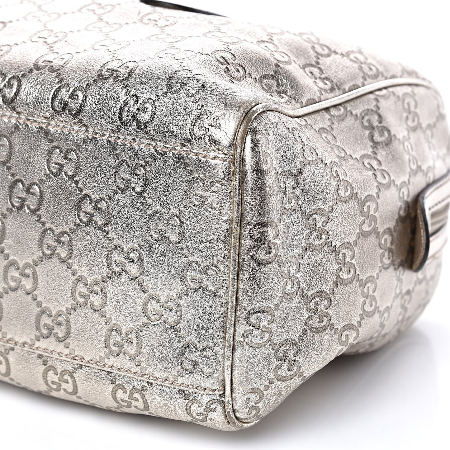 Metallic Guccissima Boston Gold